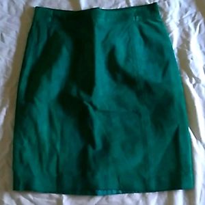 Green skirt